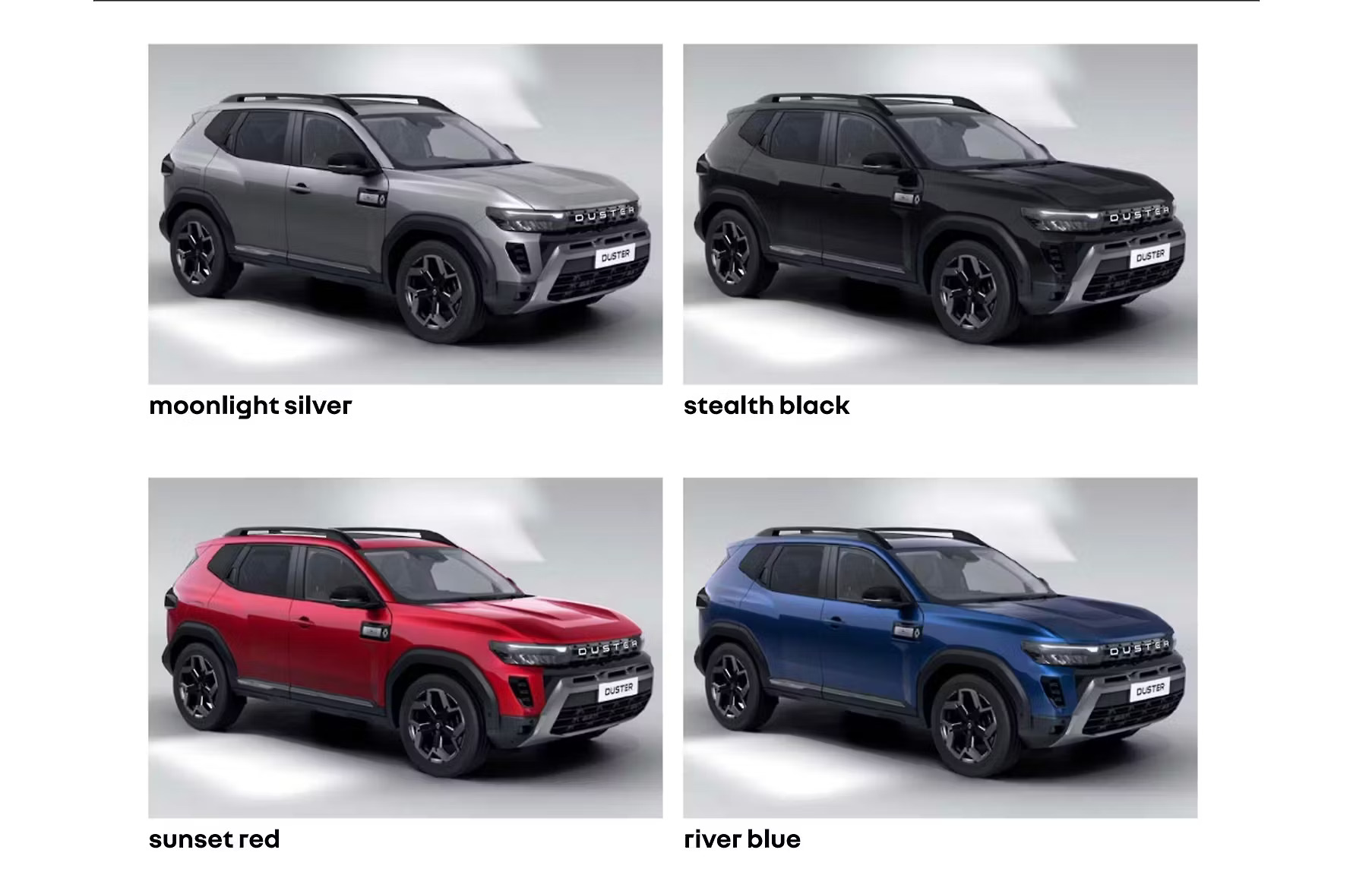 renault duster colour